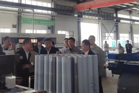 马鞍山市委市政府、和县县委县政府领导一行莅临k8凯发(中国)集团（安徽）研发生产产业园调研指导